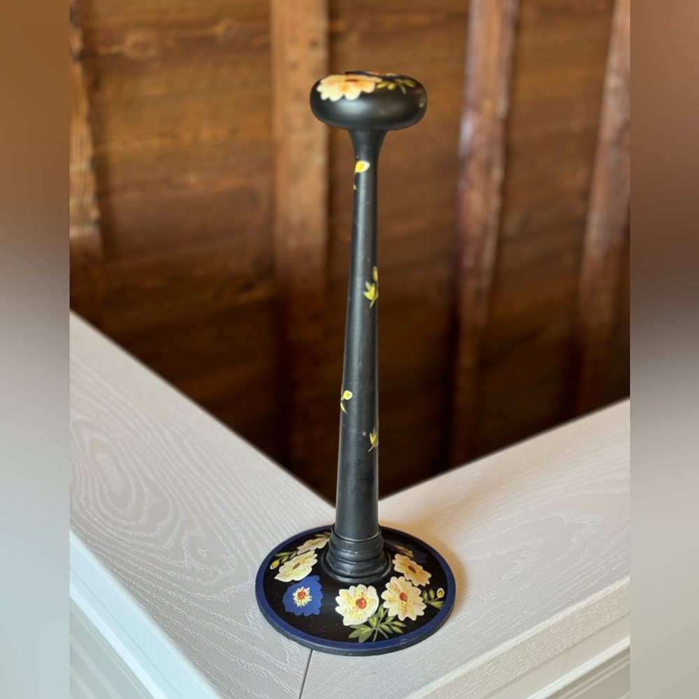 Beautiful Wooden Hand-Painted Hat Stand